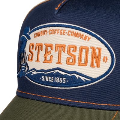 Stetson Trucker Cap Cowboy Coffee Olive Navy