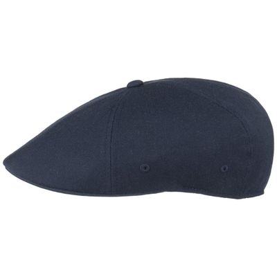 Wool 504 Flexfit Flat Cap/Gubbkeps Dark Blue - Kangol