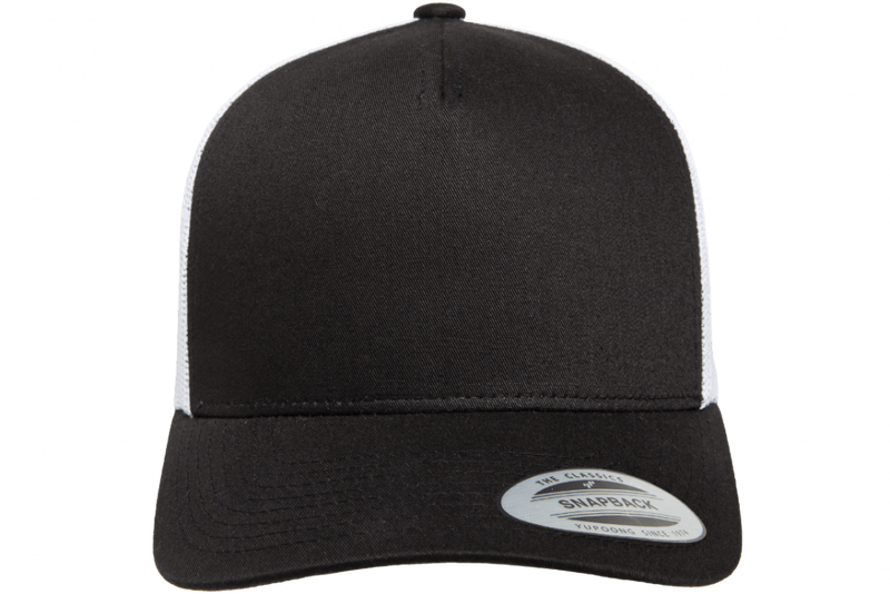 Trucker Flexfit Black/White 6506 från Flexfit/Yupoong i lager