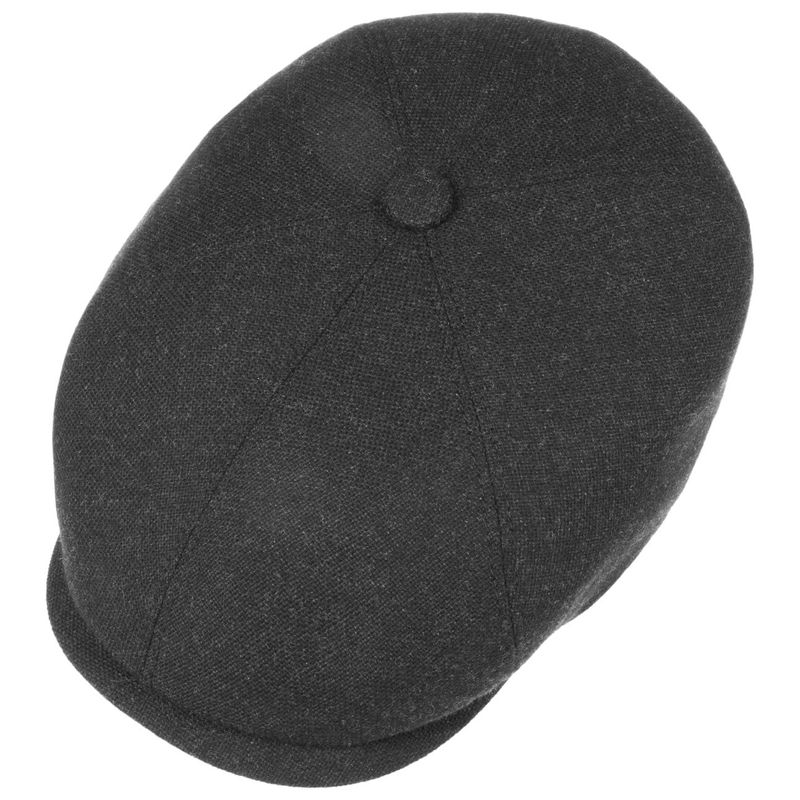 Stetson 6-Panel Cap Virgin Wool/Cashmere Dark Grey