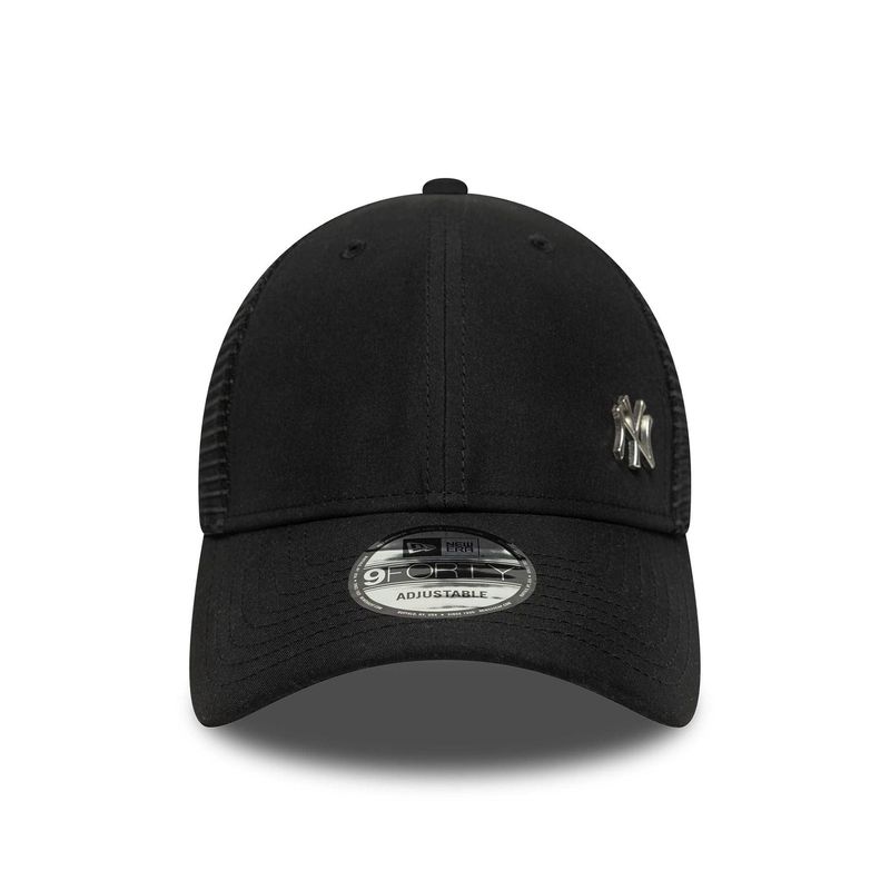 New York Yankees MLB Flawless Black 9FORTY Adjustable Cap - New Era