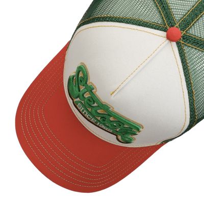 Trucker Cap Lettering Red/Off White - Stetson