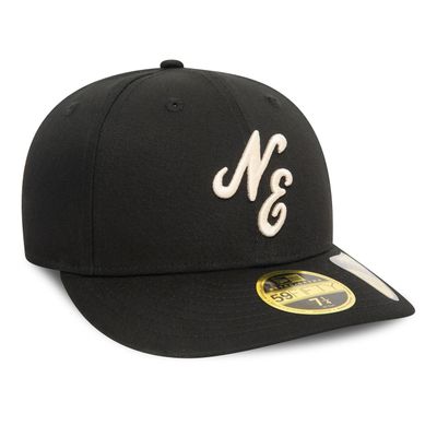 New Era Heritage Script Black 59Fifty Low Profile - New Era