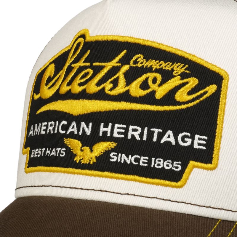 American Heritage Keps Trucker Brown - Stetson