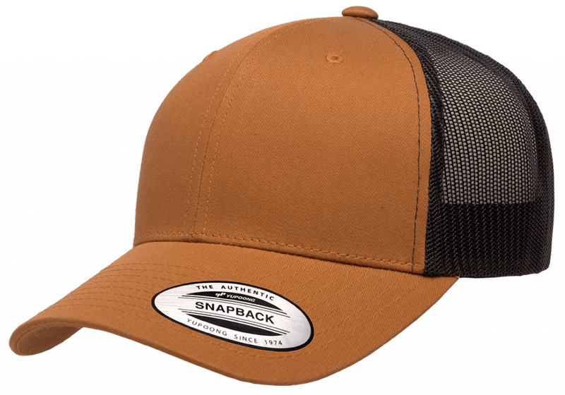 Flexfit Trucker Caramel/Black 6606 - Yupoong - Fri frakt