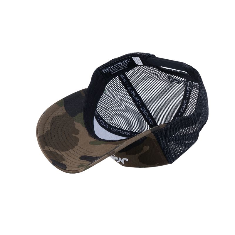 TGN Script Trucker Keps - Hooked Camo - SQRTN