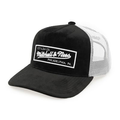 Velvet XL Box Trucker Black/White - Mitchell & Ness