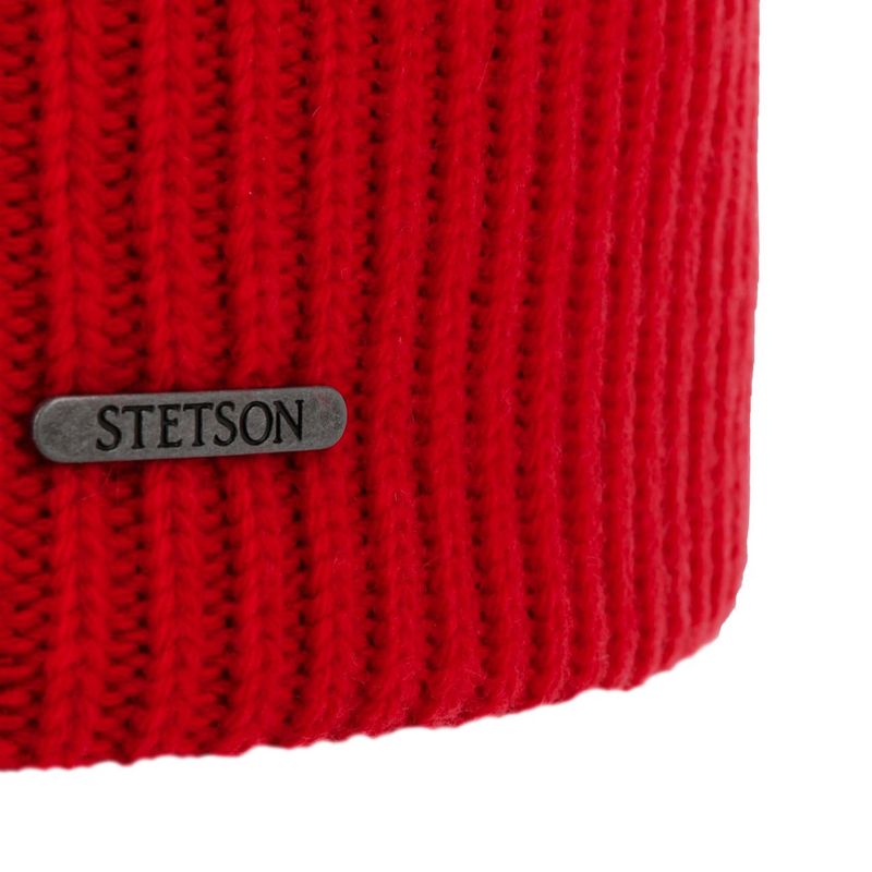 Stetson Classic Uni Wool Beanie Red