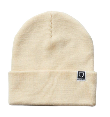 Harbor Beta Watch Cap Beanie Off White - Brixton