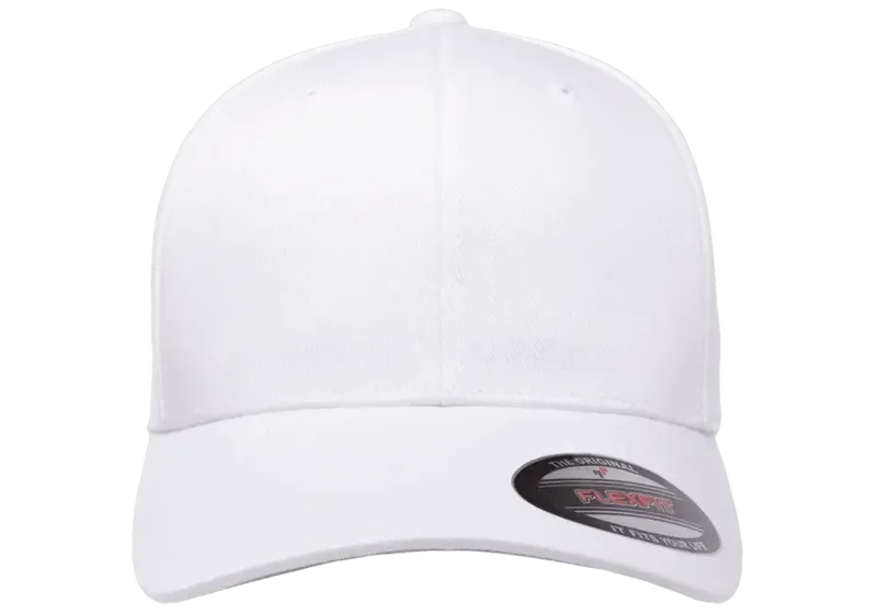Flexfit Organic Cotton White Cap - Flexfit