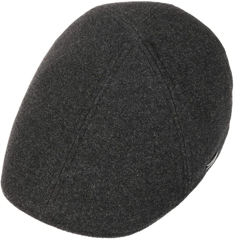 Texas Wool/Cashmere Anthracite Gatsby Cap - Stetson