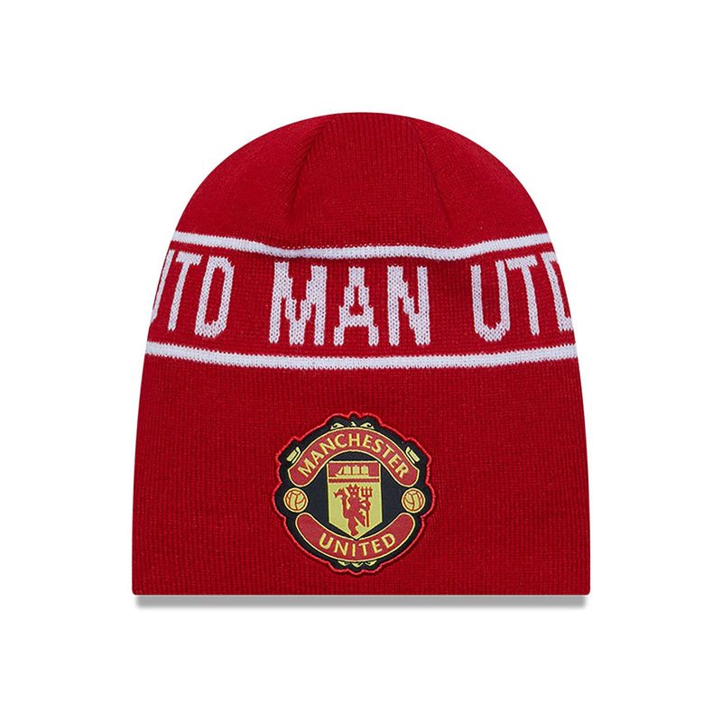Manchester United FC Red Cuff Knit Beanie - New Era
