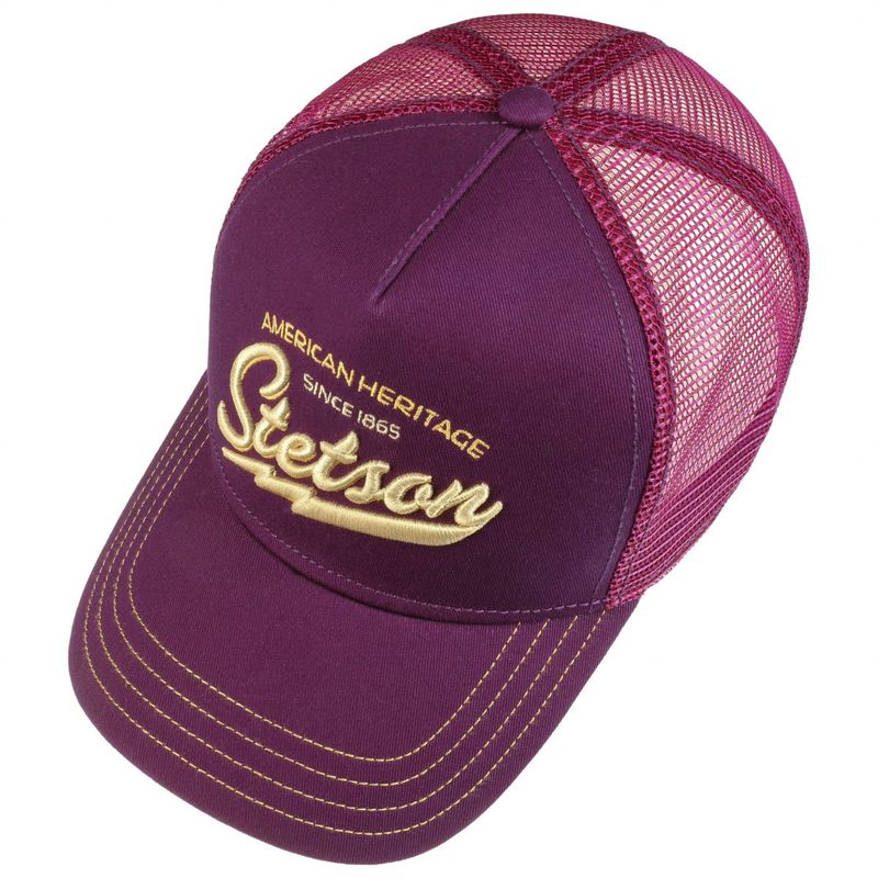 Trucker Cap American Heritage Classic Purple  - Stetson