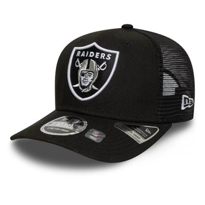 Las Vegas Raiders NFL Official Team Colour Black 9SEVENTY Stretch Snap Adjustable Cap - New Era