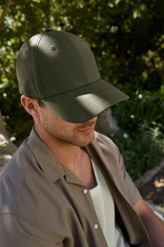 EarthAware® Organic Cotton Stretch-Fit Cap Graphite Grey-Beechfiled