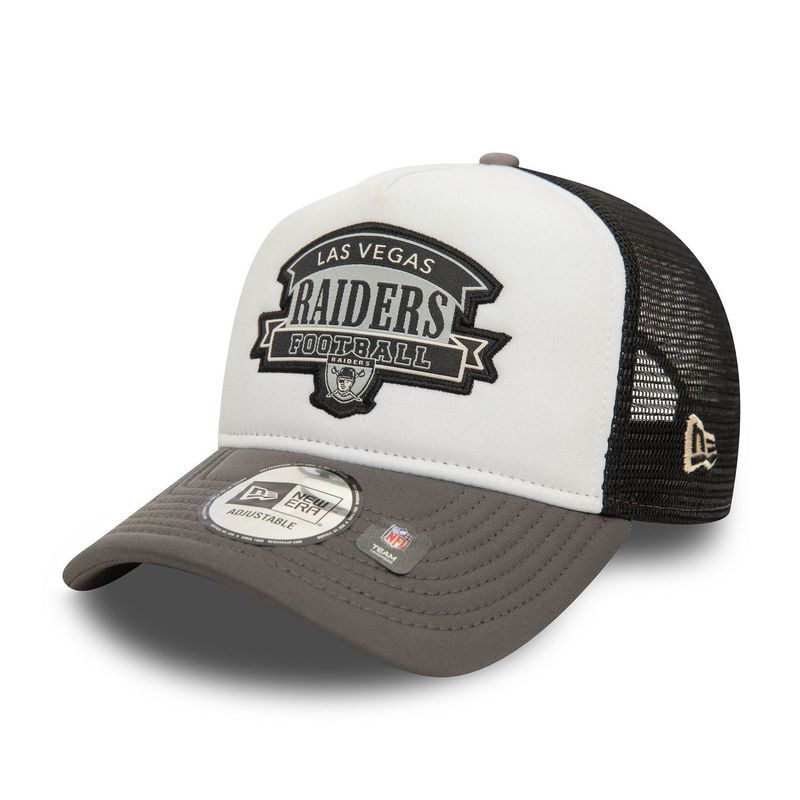 Las Vegas NFL Dark Grey E-Frame Trucker Cap - New Era