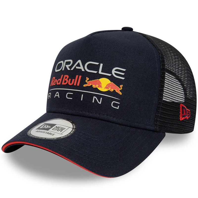 Red Bull Racing Essential Blue A-Frame Trucker Cap - New Era