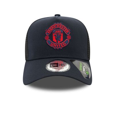 Manchester United FC Navy E-Frame  Repreve Trucker Cap - New Era