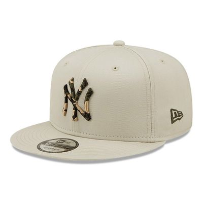 New York Yankees Camo Infill Cream 9FIFTY Snapback - New Era