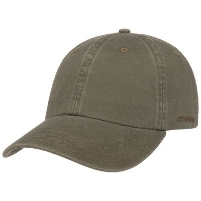 Rector Baseball Cap Cotton Olive - Stetson