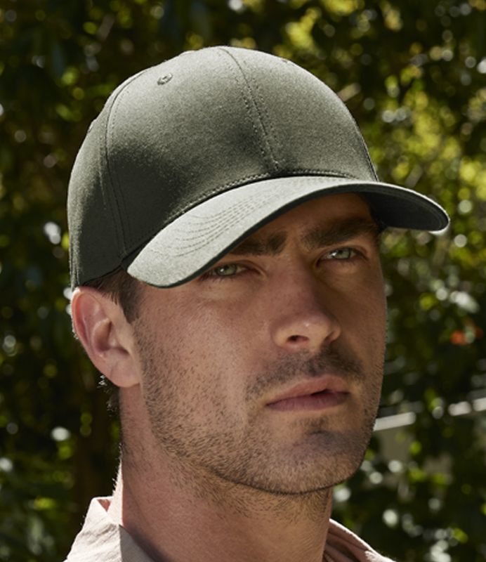EarthAware® Organic Cotton Stretch-Fit Cap Graphite Grey-Beechfiled
