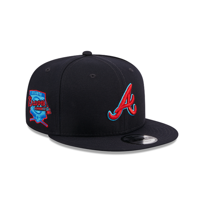 9FIFTY Atlanta Braves Fathers Day Navy Snapback - New Era