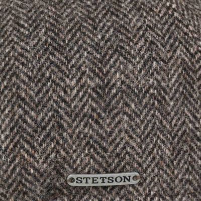 Texas Woolrich Herringbone Flat Cap - Stetson
