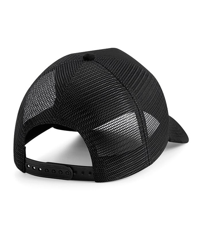 Suede Snapback Trucker Black - Beechfield