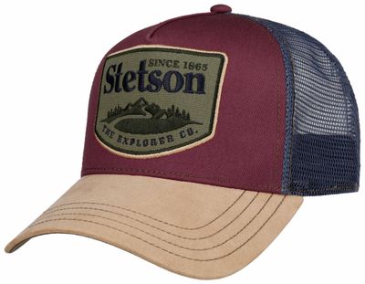 Stetson Trucker Cap Explorer Co Beige Wine