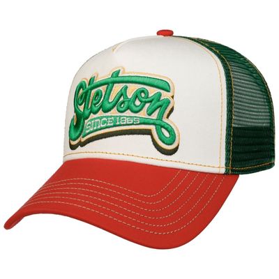 Trucker Cap Lettering Red/Off White - Stetson