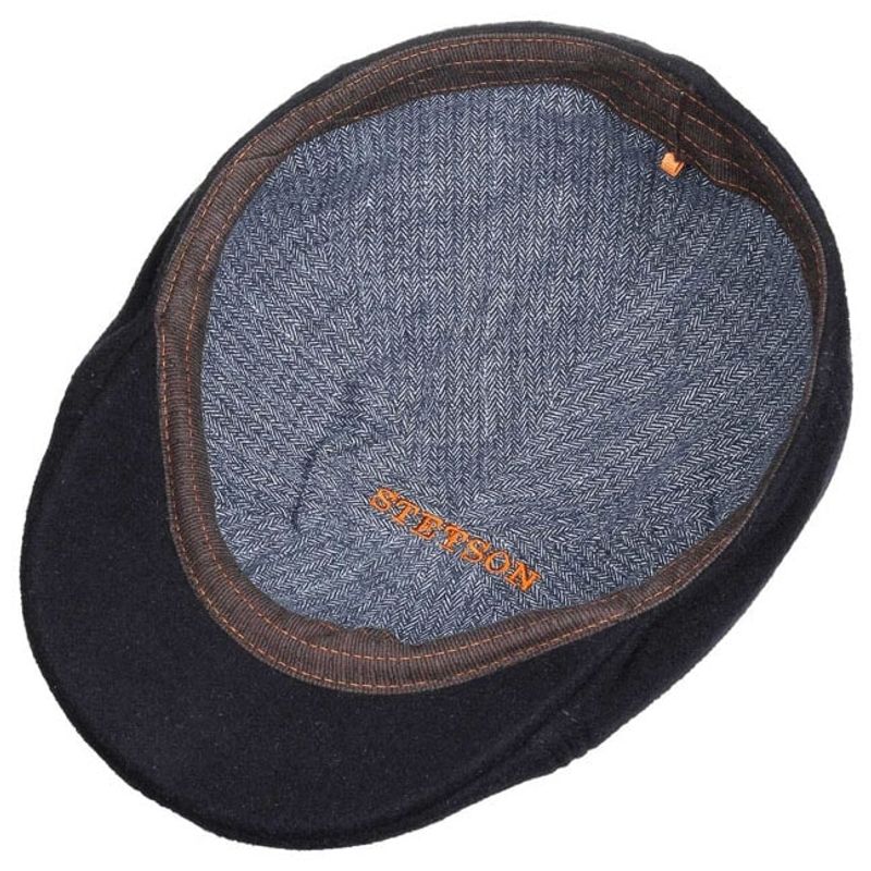 Texas Wool/Cashmere Black Gatsby Cap - Stetson