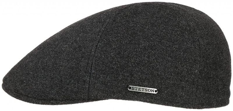 Texas Wool/Cashmere Anthracite Gatsby Cap - Stetson