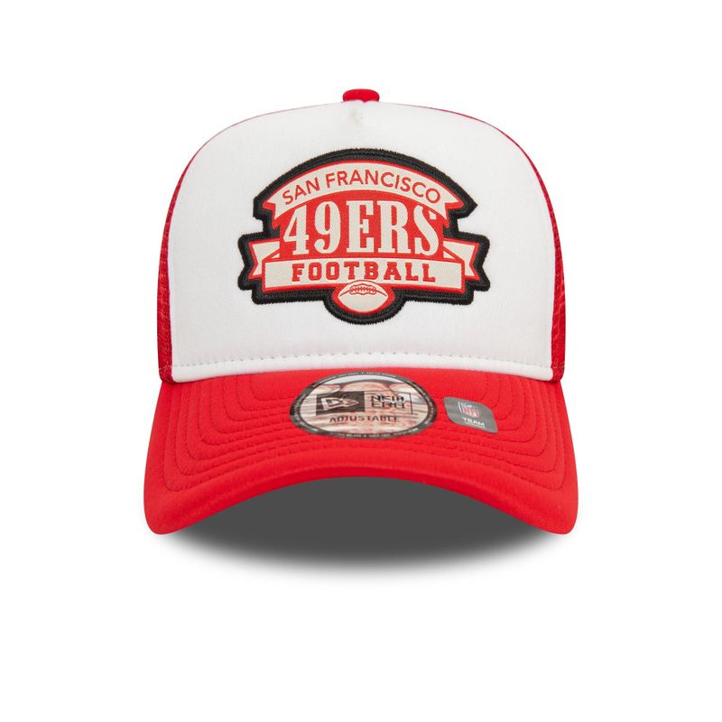 San Francisco 49Ers NFL Red E-Frame Trucker Cap - New Era