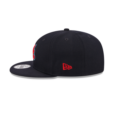 9FIFTY Atlanta Braves Fathers Day Navy Snapback - New Era