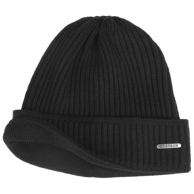 Parkman Knit Merino Wool Black- Stetson