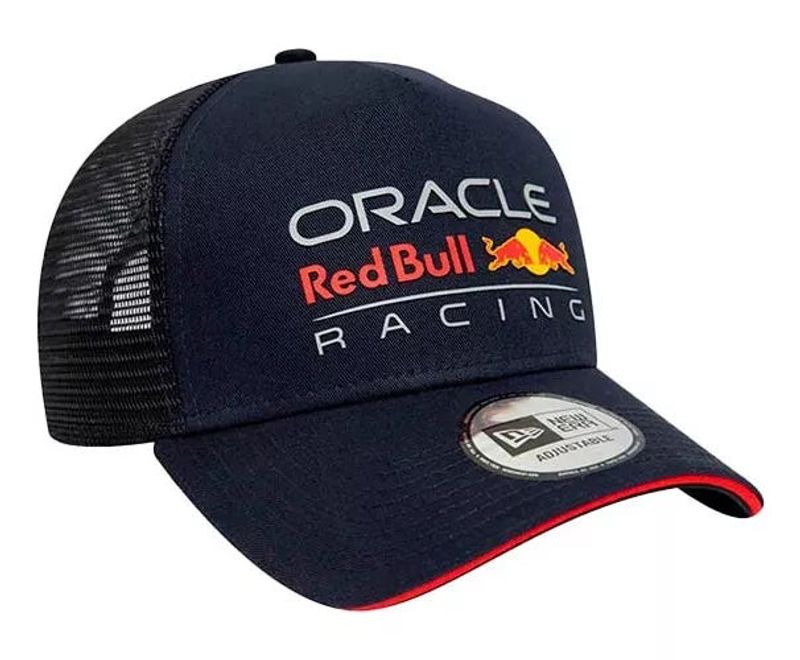 Red Bull Racing Essential Blue A-Frame Trucker Cap - New Era