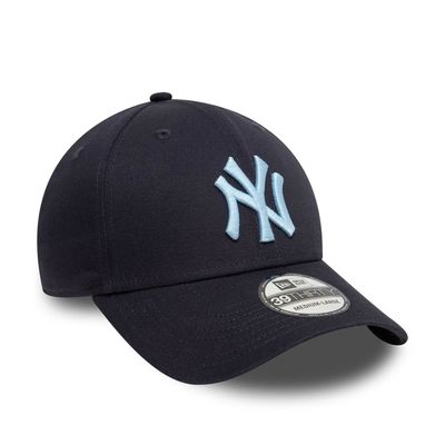 New York Yankees League Essential Navy 39THIRTY Stretch Fit Cap - New Era