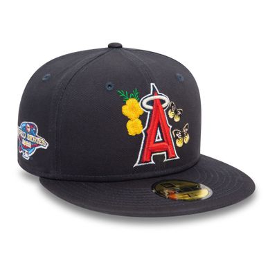 LA Angels MLB Icon Navy 59FIFTY Fitted Cap - New Era