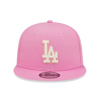 LA Dodgers Side Patch Pastel Pink 9FIFTY Snapback Cap