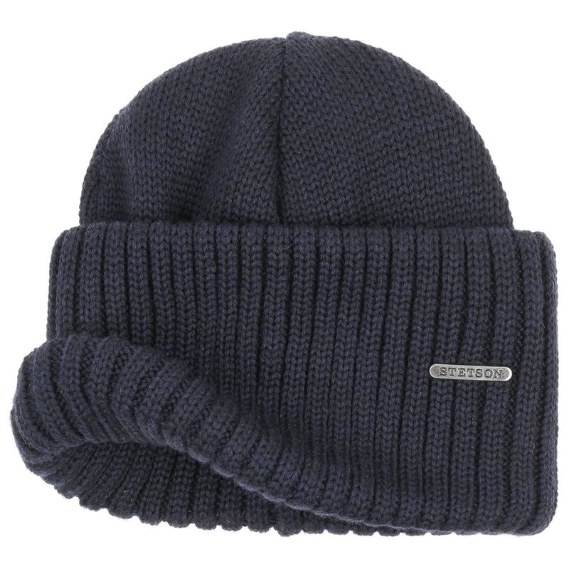 Stetson Beanie Merino Navy