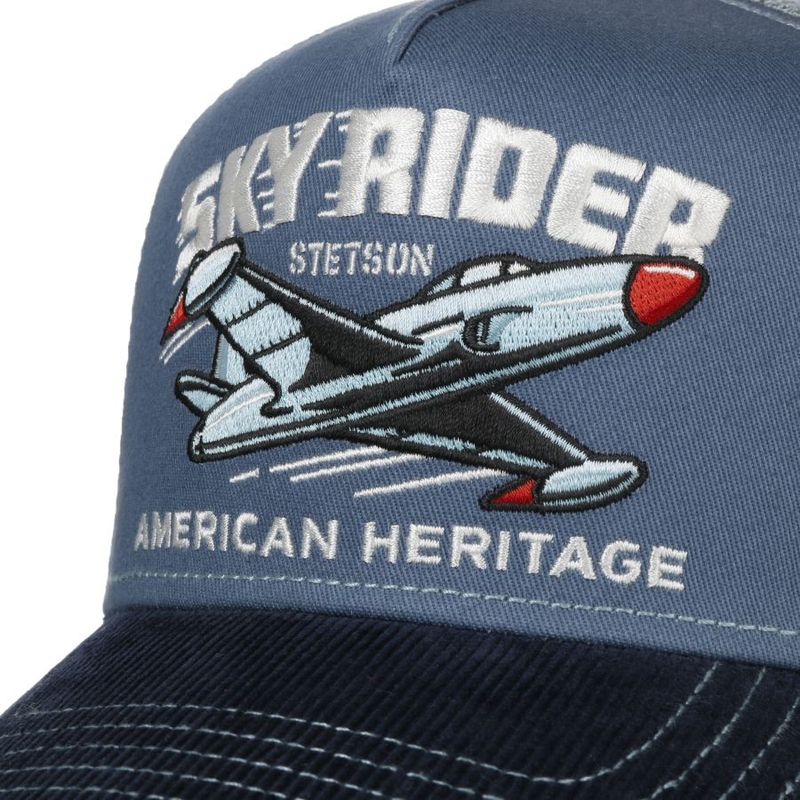 Sky Rider Trucker Cap Blue - Stetson