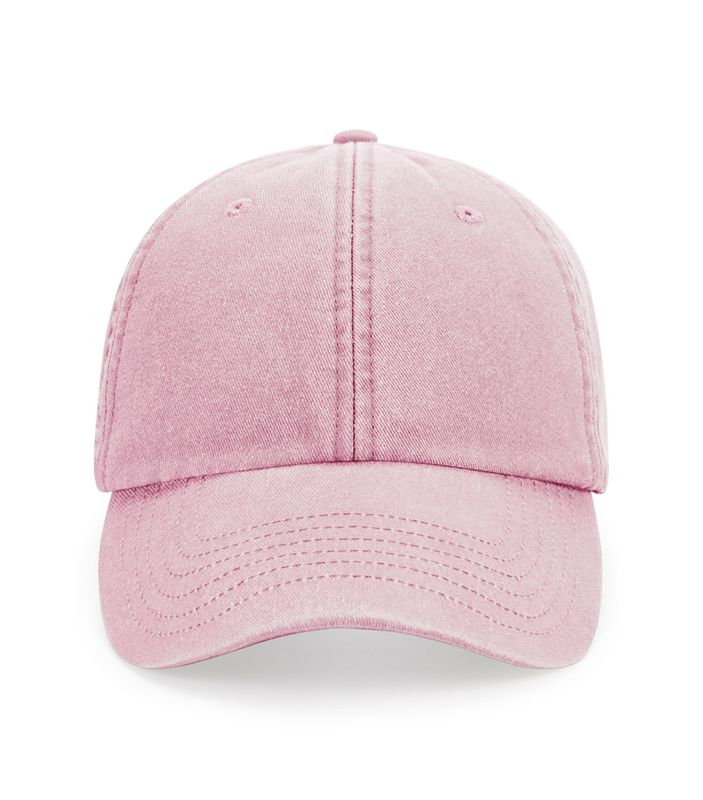Low Profile Vintage Cap - Vintage Dusky Pink - Beechfield