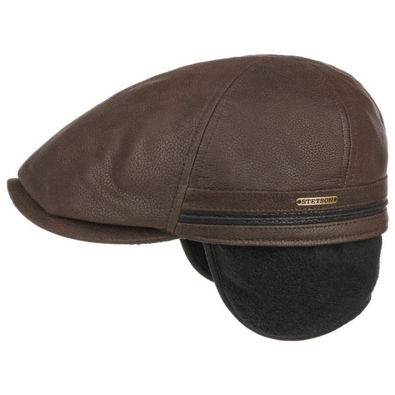 Duck Cap Cowhide EF Brown/Black Stetson