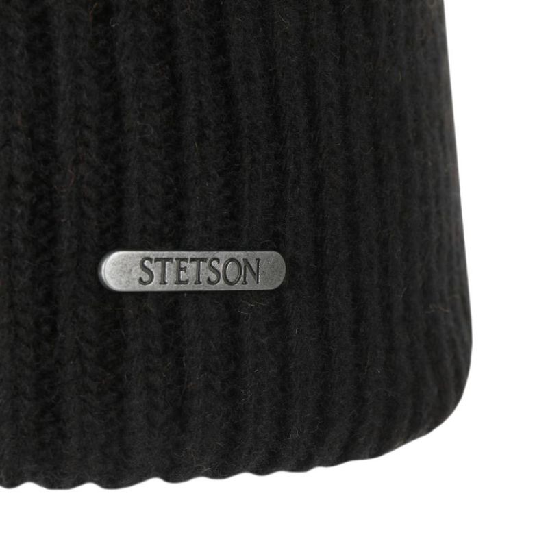 Classic Uni Wool Beanie Hat Black - Stetson