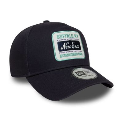 New Era Washed Patch Navy 9FORTY E-Frame Adjustable Cap
