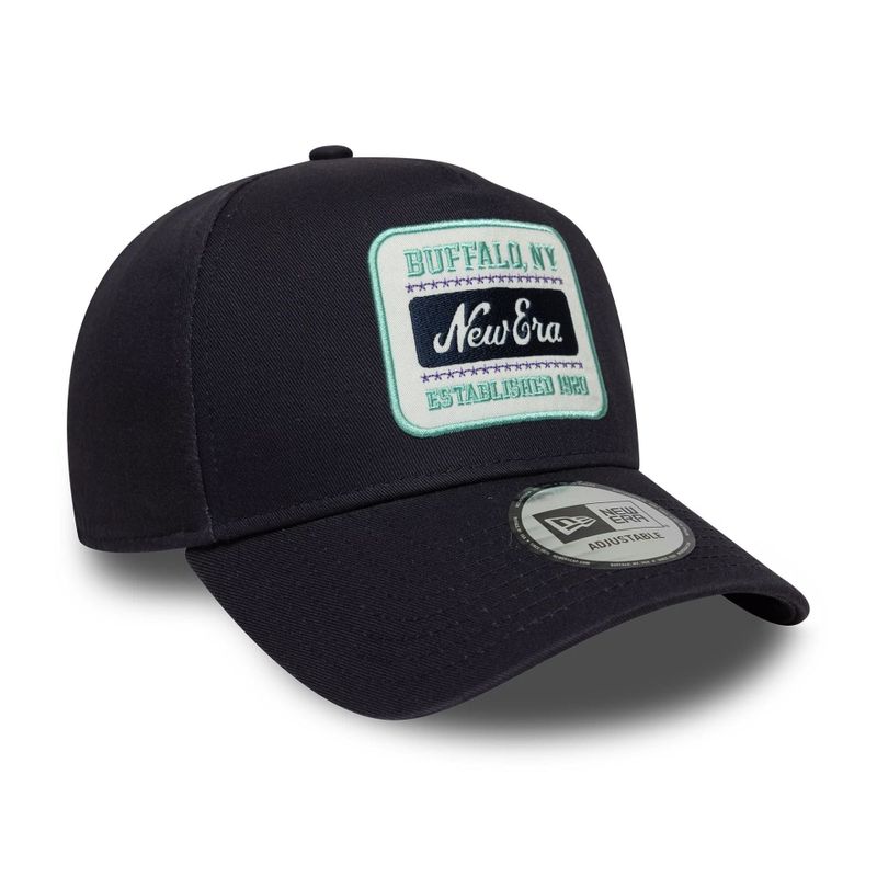 New Era Washed Patch Navy 9FORTY E-Frame Adjustable Cap