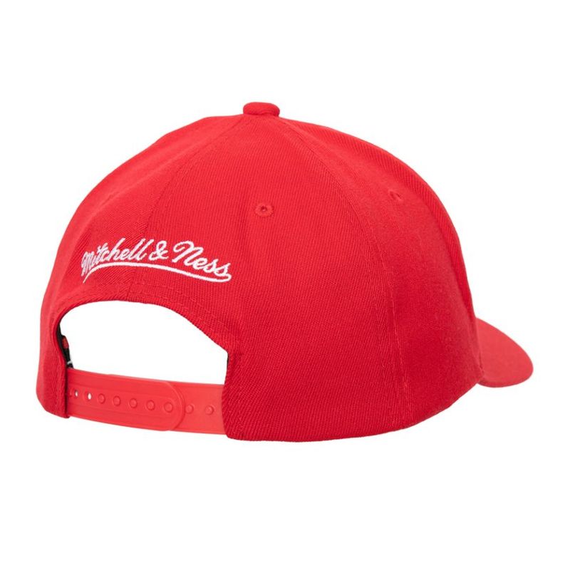 NBA Team Ground 2.0 Stretch Snapback Hawks Red Cap - Mitchell & Ness