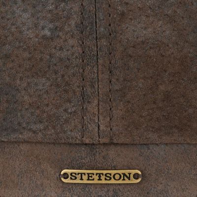 6-Panel Cap Pigskin Chocolate Stetson