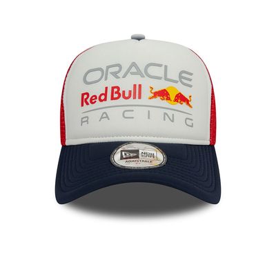 Red Bull Racing Colour Block Red E-Frame Trucker - New era