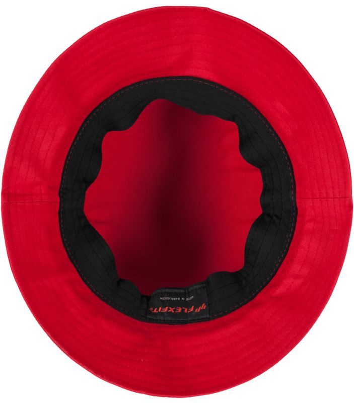 Flexfit Cotton Twill Bucket Hat Red - Flexfit